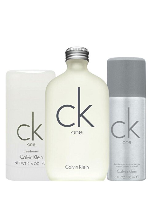 Calvin Klein One EDT 200ml + Deostick + Deosprey Erkek Parfüm Setleri