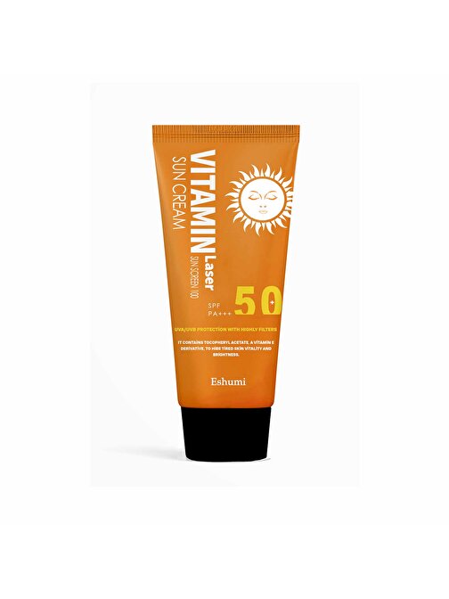 Korean Çil Ve Leke Karşıtı Aydınlatıcı Vitamin Laser Spf50+ Pa+++ Yüksek Koruyuculu Güneş Kremi