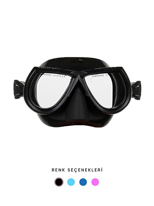 Amphibian Pro Comfort Dalış Maskesi Siyah