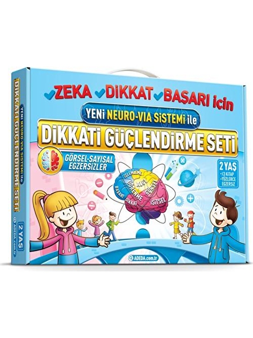 Adeda Yayıncılık Dikkati Güçlendirme Seti 2 Yaş