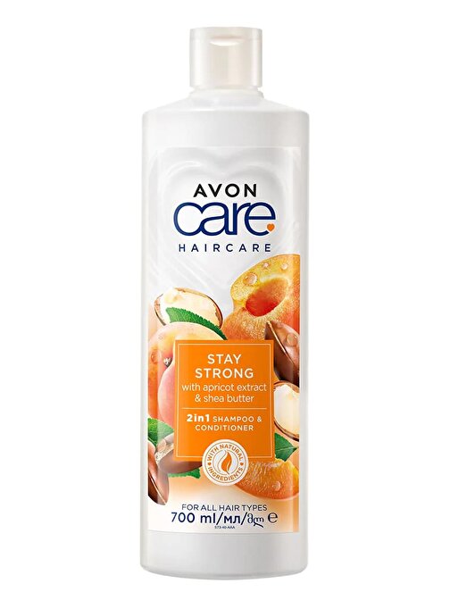 Avon Care Kayısı - Shea Özlü Şampuan - Saç Kremi 700 ml