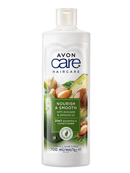 Avon Care Avakado - Badem Yağı İçeren Şampuan - Saç Bakım Kremi 700 ml