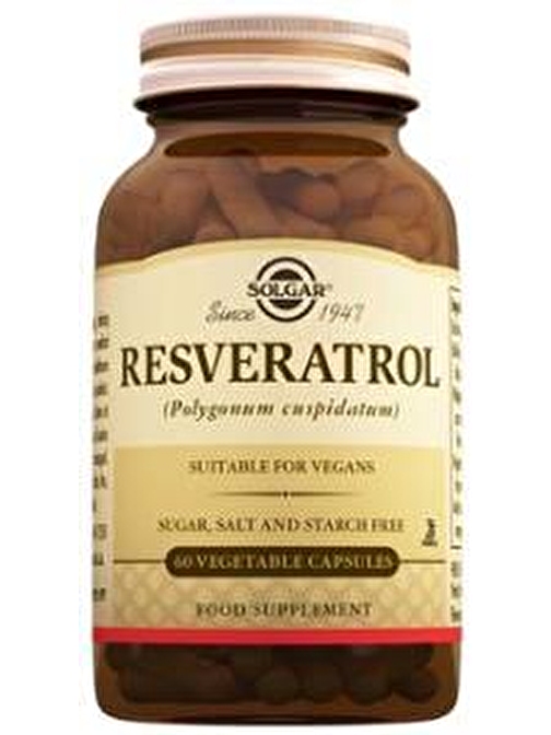 Solgar Resveratrol 60 Kapsül Vitamin