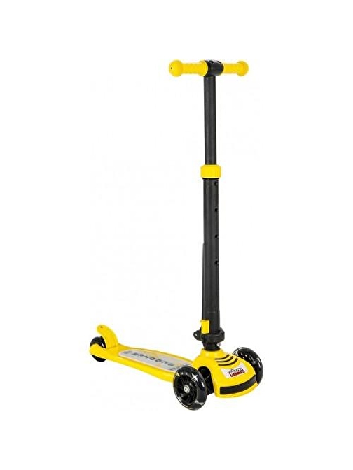 Pilsan 07-354 Power Işıklı Scooter Sarı 4+ Yaş İçin