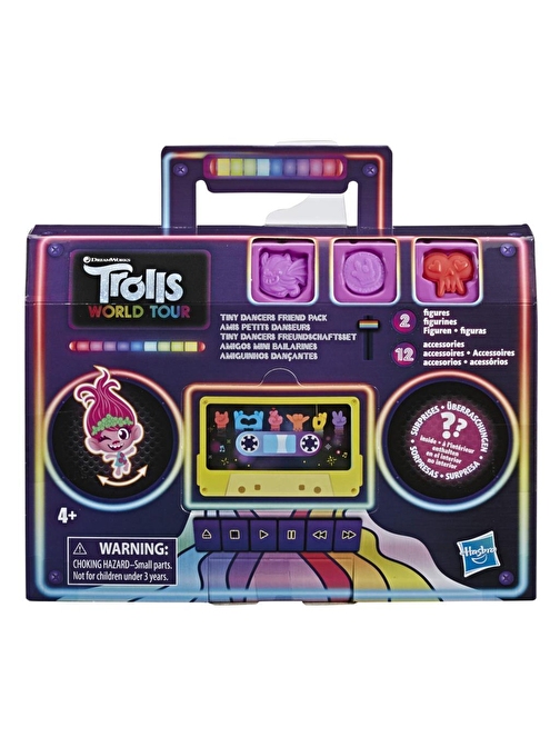 Hasbro E8421 Trolls Word Tour Minik Dansçılar Arkadaş Figür Seti