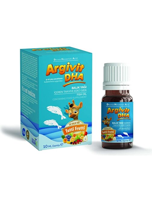 Argivit Dha Balık Yağı Damla 10 Ml