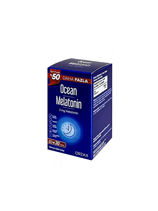 Orzax Ocean Melatonin 3Mg 90 Tablet