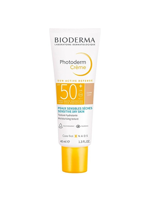 Bioderma Photoderm Creme Spf50+ Renkli Güneş Koruyucu Light 40 ml