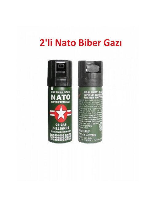 Alsepeteavm Biber Nato Gazı Büyük Boy 2 Adet