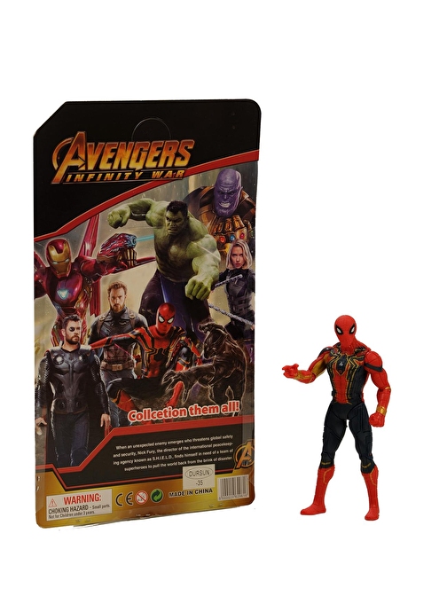 Can Ali Toys 2019 İnfinity War Union Legend Işıklı Avengers Örümcek Adam Süper Kahraman Karakter Figürü 17 cm