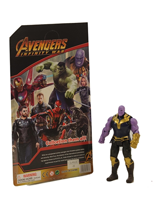 Can Ali Toys 2019 Infiniti War Union Legend Işıklı Avengers Thanos Figür 17 cm