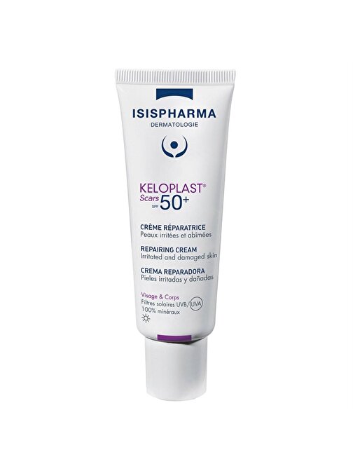 Isis Pharma Keloplast Scars Cream Spf50+ 40 ml Yüksek Güneş Koruyucu Filtreli Onarıcı Krem