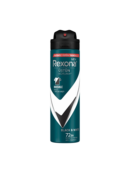 Rexona Men Üstün Koruma Black & White İnvisible Deodorant 150 ml