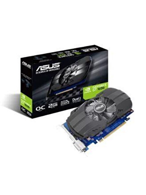 Asus GeForce GT 1030 2 GB GDDR5 PCle 3.0 64 Bit Ekran Kartı