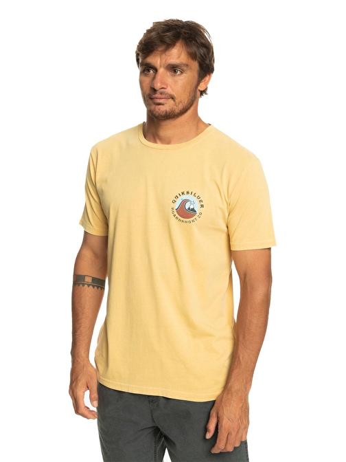 Quiksilver Eqyzt07258 Bubble Stamp Erkek T-Shirt Hardal M