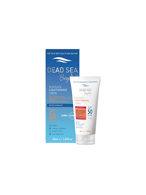 Dead Sea & Beyond Sunsafe Lightening Creme Spf50 50 ml