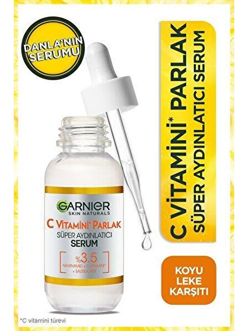 Garnier C Vitamini Parlak Süper Aydınlatıcı Serum 30 ml Tüm Cilt Tipleri Serum