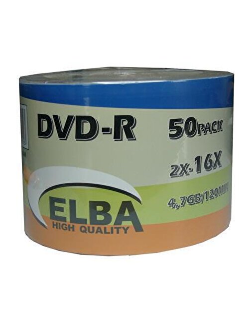 Elba Dvd-R 50Li 4,7Gb-120Min 16X Shrink