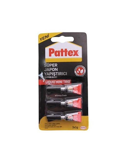 Pattex Japon Yapıştırıcı Gel Mini Süper 3x1 GR 1943764