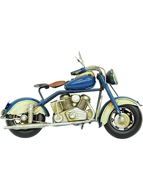Fab Group Dekoratif Metal Chopper Motosiklet Vintage Biblo Hediyelik