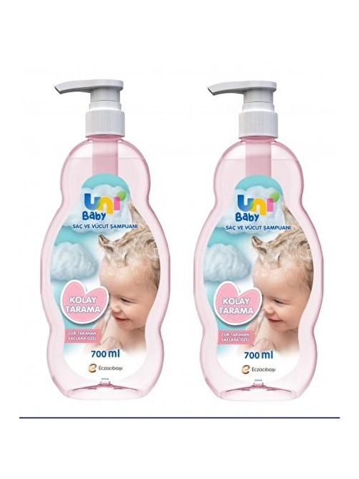 Uni Baby Günlük Kullanım Bebek Şampuanı 2x700 ml