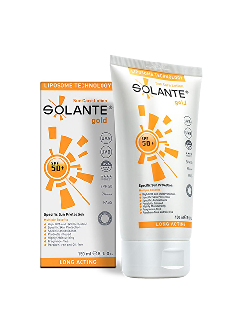 Solante Gold Adult Spf 50+ 150 ml Güneş Koruyucu Losyon