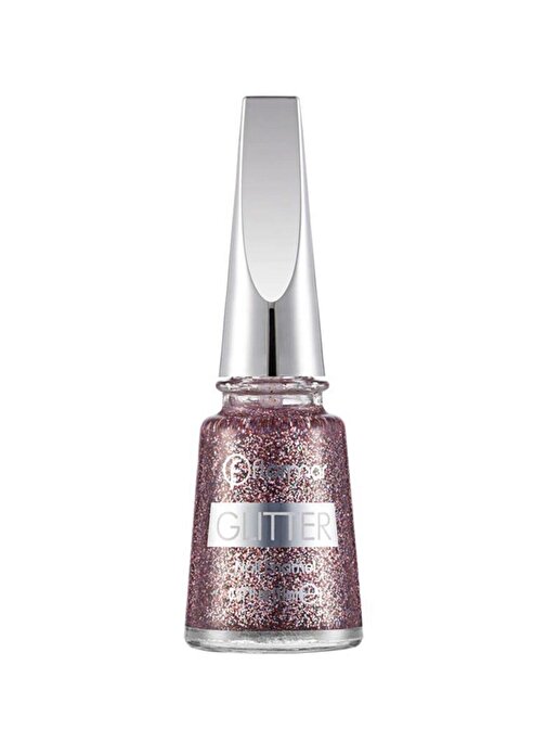 Flormar Glitter Red In Silver 39