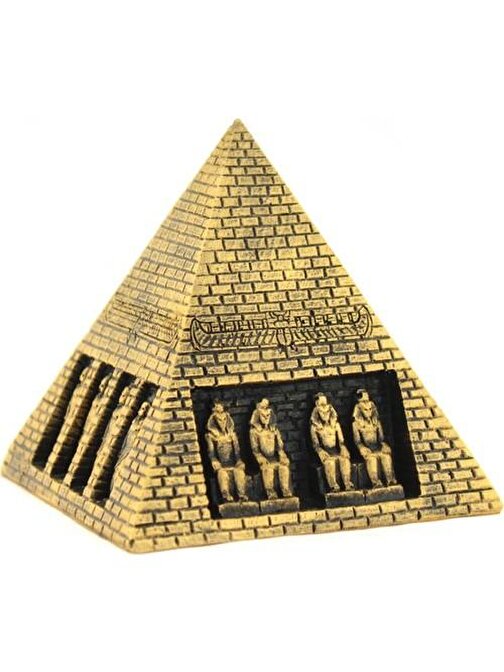Fab Group Polyester Ve Taş Tozundan Yapılmış Mısır Piramidi Biblo
