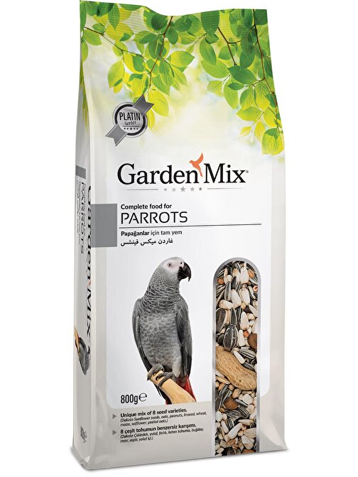 Gardenmix Platin Papağan Yemi 800G