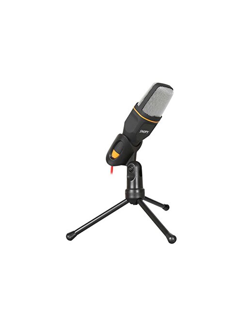 Snopy SN-340M Talky 3.5 mm Jack Kablolu Masaüstü Mikrofon Siyah