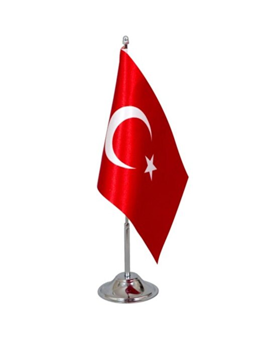 Alsepeteavm Türk Masa Bayrağı Direksiz 15x22,5 cm