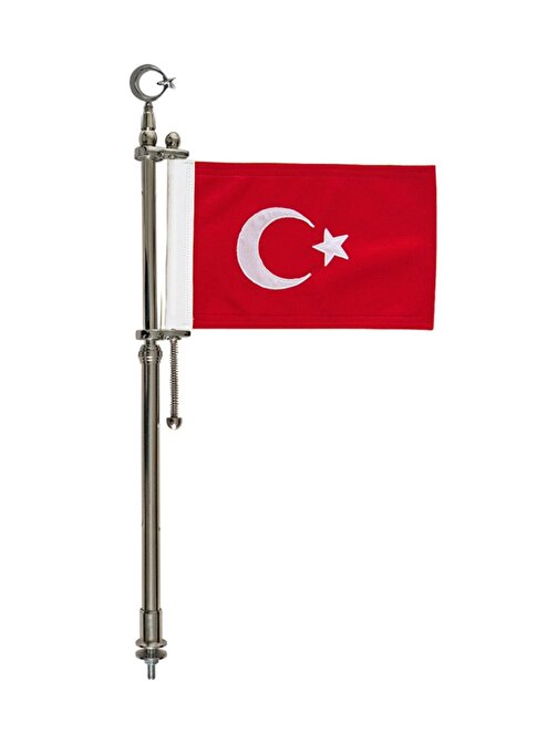 Alsepeteavm Otofors Makam Aracı Bayrak Direği Paslanmaz 90 cm