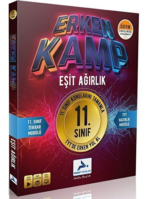 11. Sınıf Eşit Ağırlık Erken Kamp Tekrar Modülü Paraf Yayınları