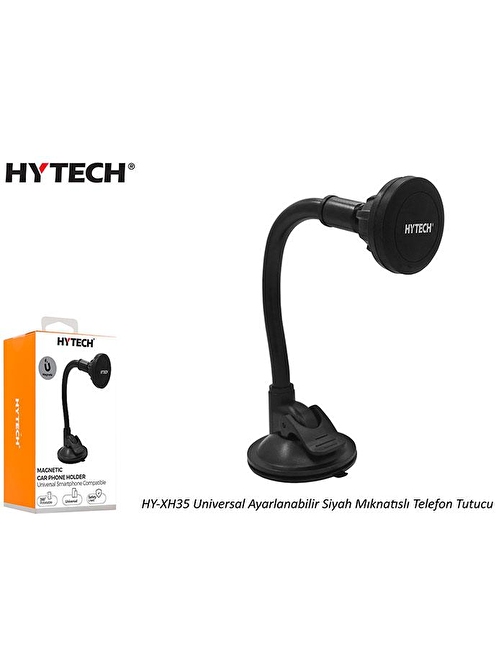 Hytech Hy-Xh35 Universal Ayarlanabilir Siyah Mıknatıslı Telefon Tutucu