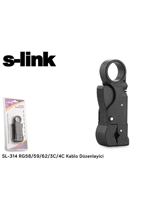 S-link SL-314 RG58-59-62-3C-4C Kablo Ucu Soyucu