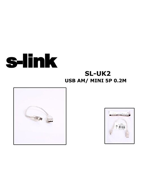 S-link SL-UK2 Mini 5p To 0.20mt Usb Kamera Kablosu