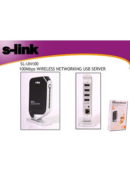 S-link SN-UN100 100mhps Wrls Networking Usb Server