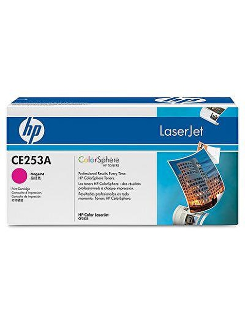 HP 504A CE253A Uyumlu Doldurmalı Orjinal Kırmızı Toner 7.000 Sayfa