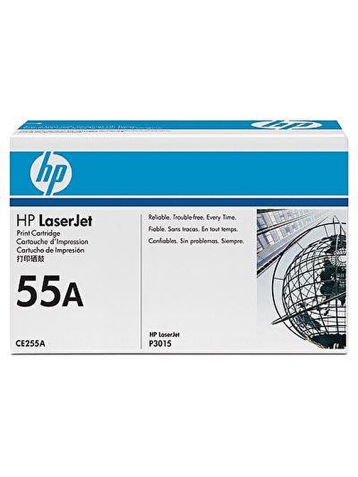 HP 55A Ce255A Black Siyah Toner 6.000 Sayfa