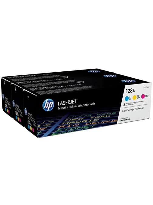 HP 128A-Cf371Am Orijinal Renkli Toner Ekonomik Paket