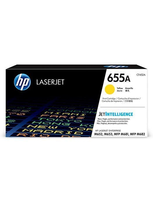 HP 655A Cf452A Yellow Sarı Toner 10.500 Sayfa