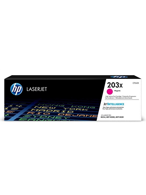 HP 203X Cf543X Pembe Toner 2500 Sayfa