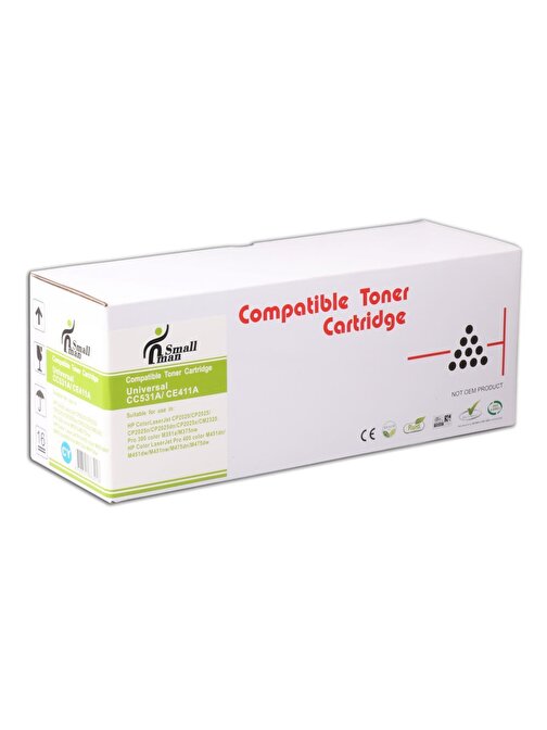 Elba Ofispc Hp Cc531A-Ce411A-Cf381A Mavi Üniversal Muadil Toner 2.800 Sayfa