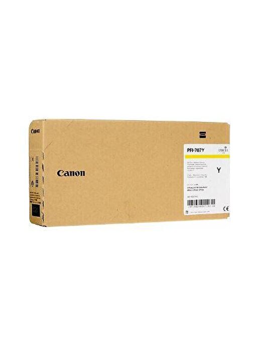 Canon Pfı-707Y Yellow Sarı Plotter Kartuş Ipf830-840-850