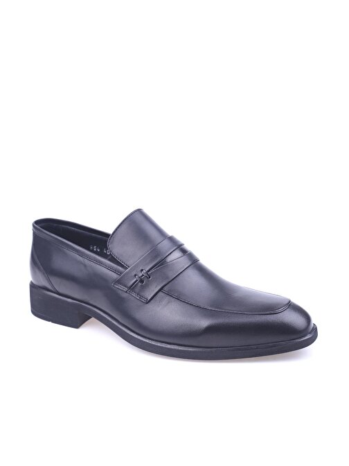 Burç 00954 Erkek Hakiki Deri Klasik Bağcıksız Ayakkabı