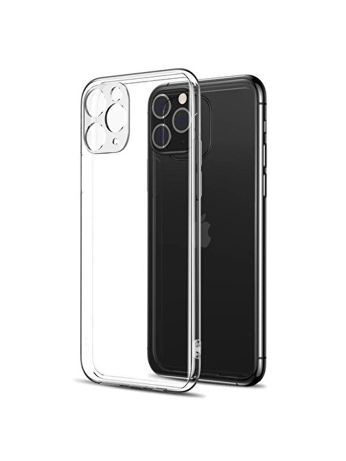 Teleplus iPhone 11 Pro Max Kılıf Kamera Korumalı Silikon