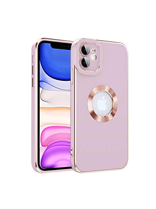 Teleplus iPhone 11 Kılıf Kamera Korumalı Kongo Plating Lazer Silikon