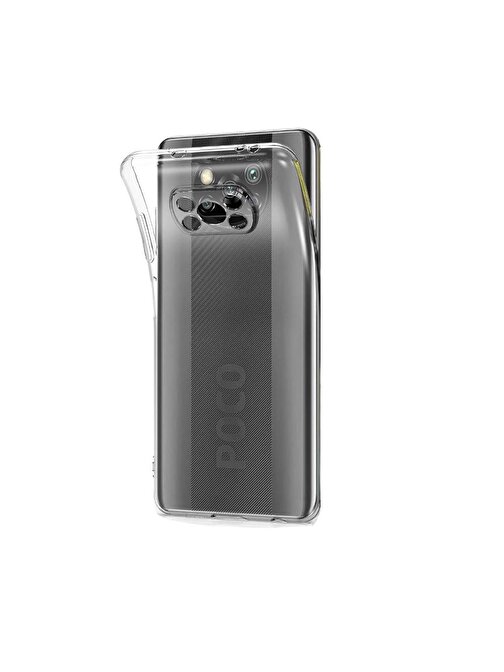 Teleplus Xiaomi Poco X3 NFC Kılıf Kamera Korumalı Silikon