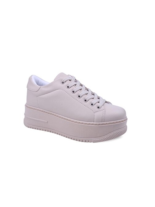 Walkenzo 2596 Kadın Yüksek Topuk Günlük Sneaker Ayakkabı 37