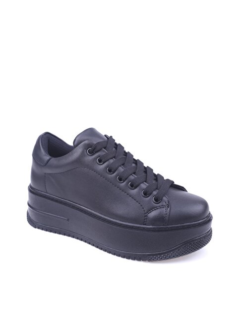 Walkenzo 2596 Kadın Yüksek Topuk Günlük Sneaker Ayakkabı 39